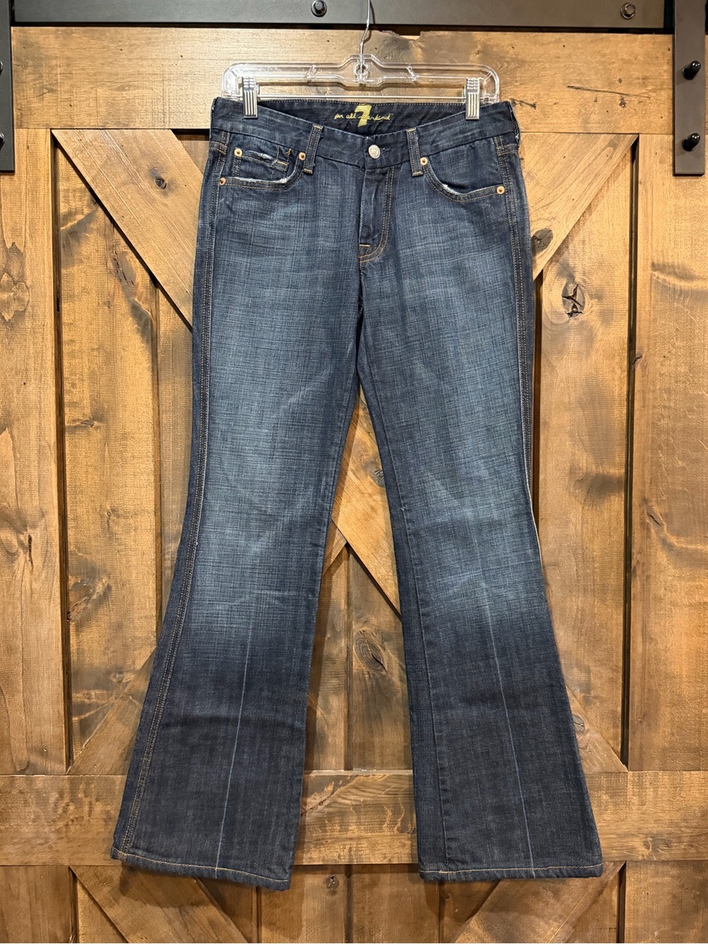 7FAMK Dark Wash A-Pocket Jeans Sz 28 - Picture 14 of 16